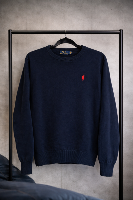 Polo Ralph Lauren Sweater Navy - Größe M | Selected Piece
