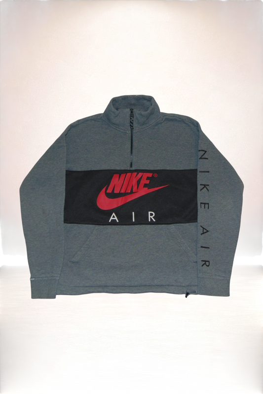 Nike Air Quarter Zip Grau/Schwarz - Größe S | Selected Piece