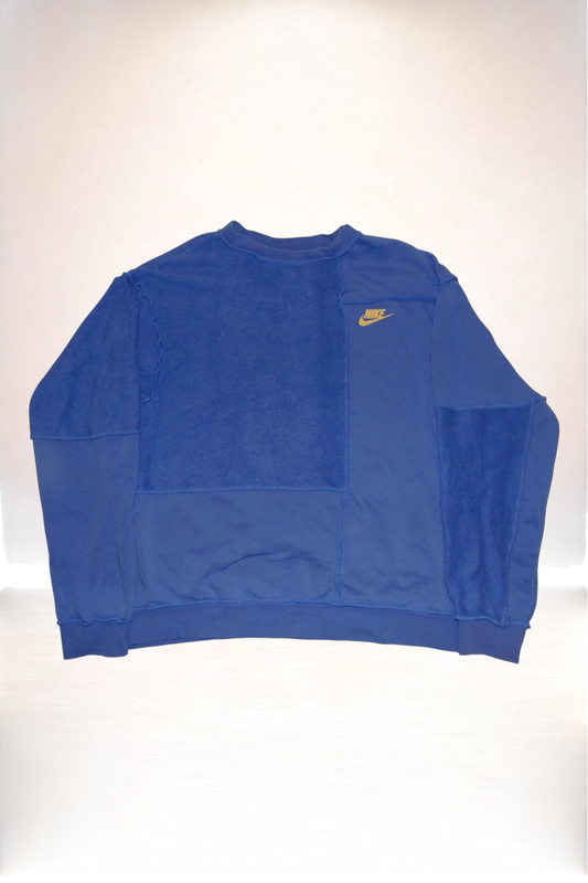 Nike Vintage Frottee Pullover Lila - Größe L | Selected Piece