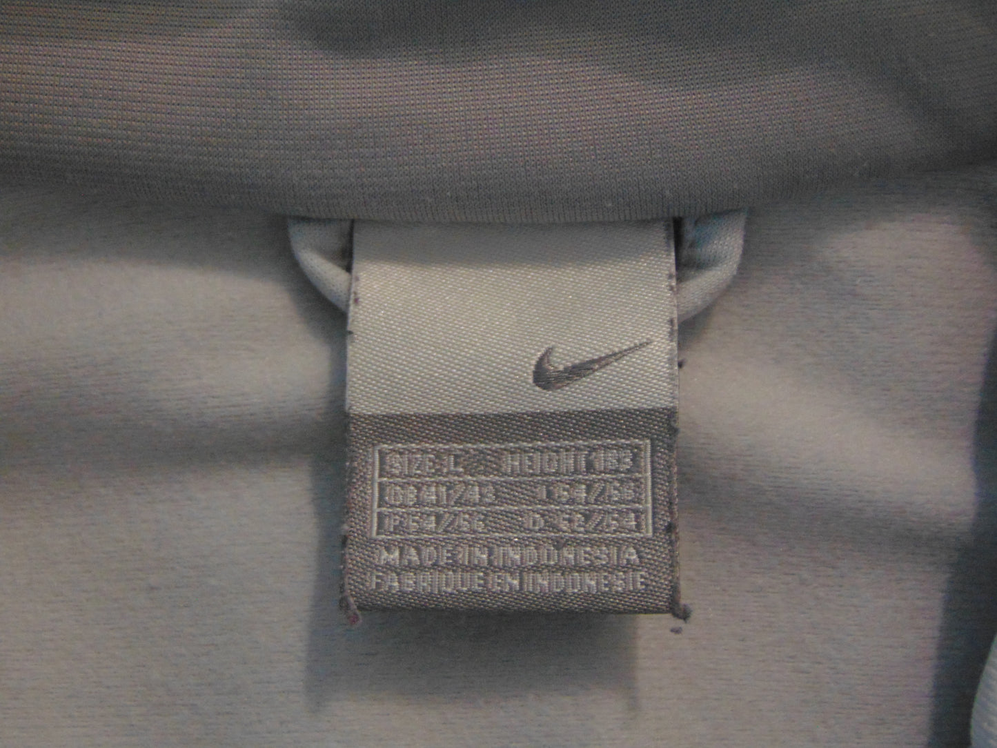 Nike Track Jacket Grau/Blau - Größe L | Selected Piece