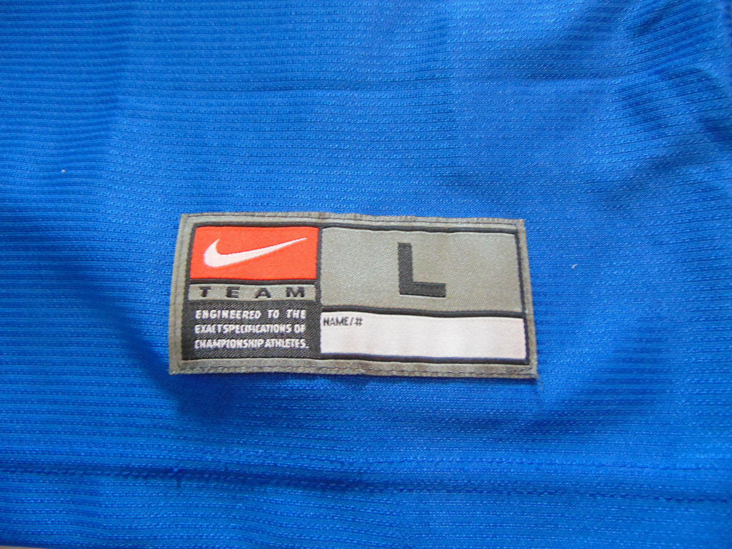 Nike Template Shirt Longsleeve Blau/Weiß - Größe L | Selected Piece
