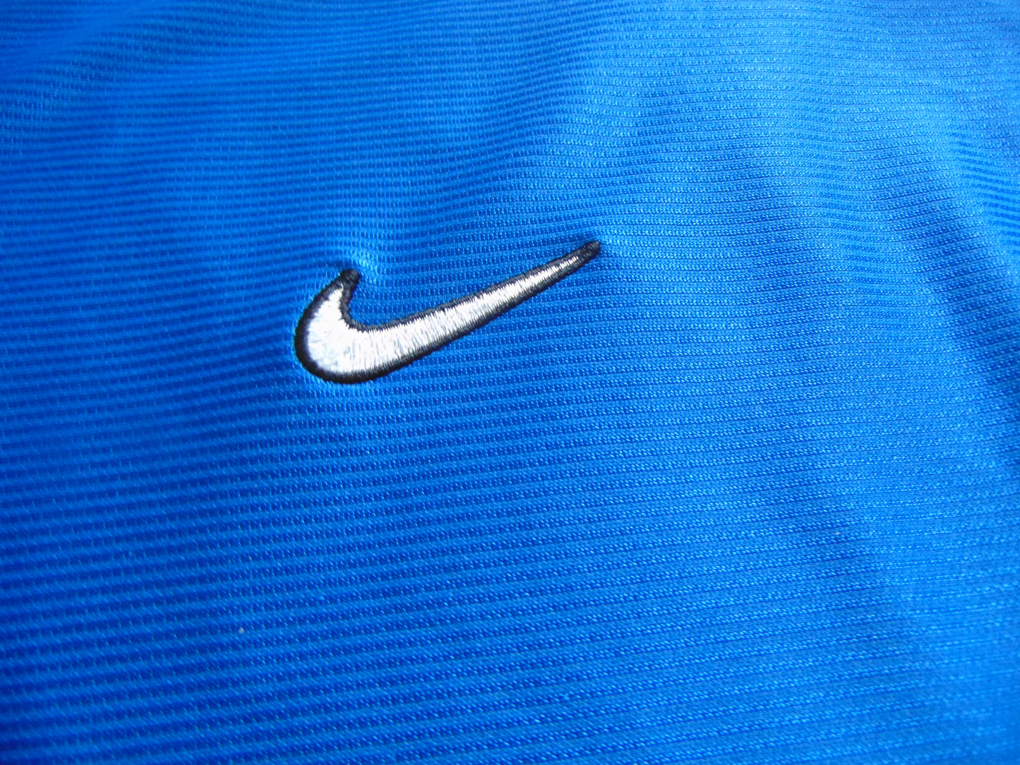 Nike Template Shirt Longsleeve Blau/Weiß - Größe L | Selected Piece